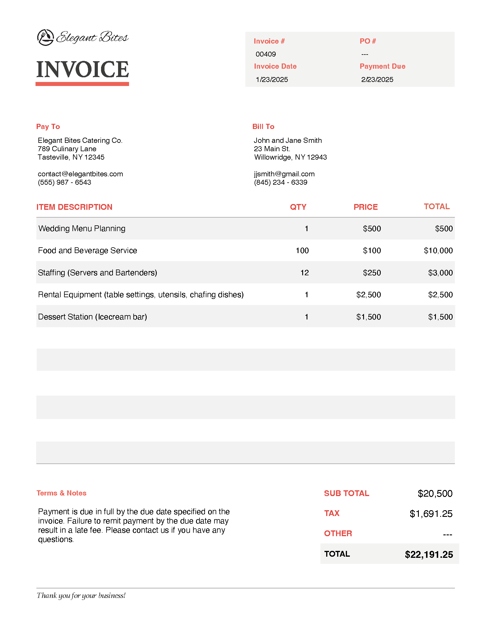 Invoice Template