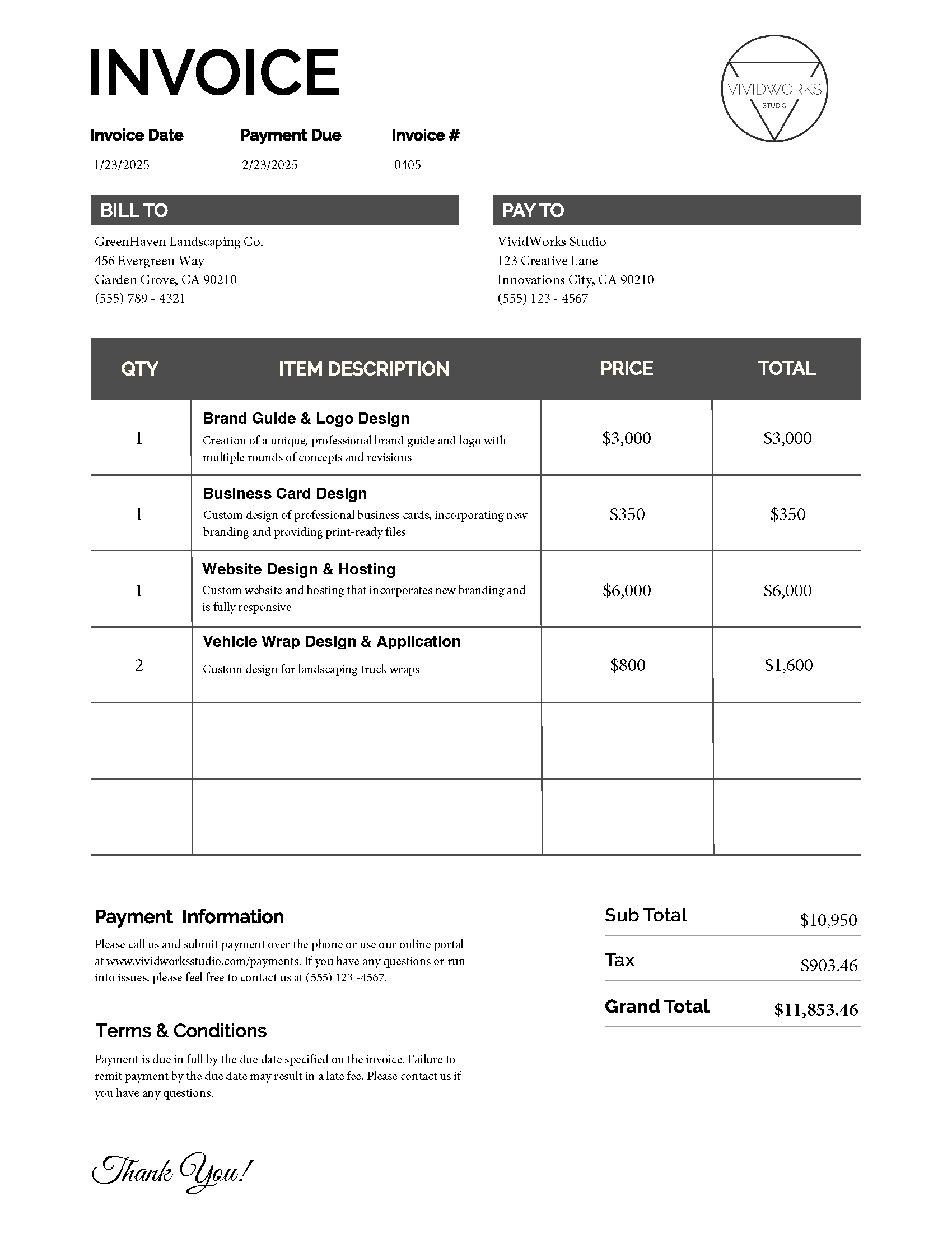 Invoice Template