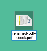 screenshot showing a renamed pdf on a macbook pro