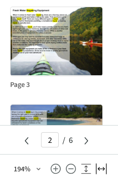 Find the change view feature on the bottom left of the PDF.Live editor. 