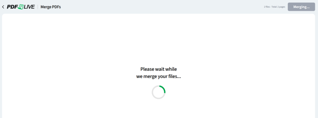 Document merging in progress, please wait while we merge your files.