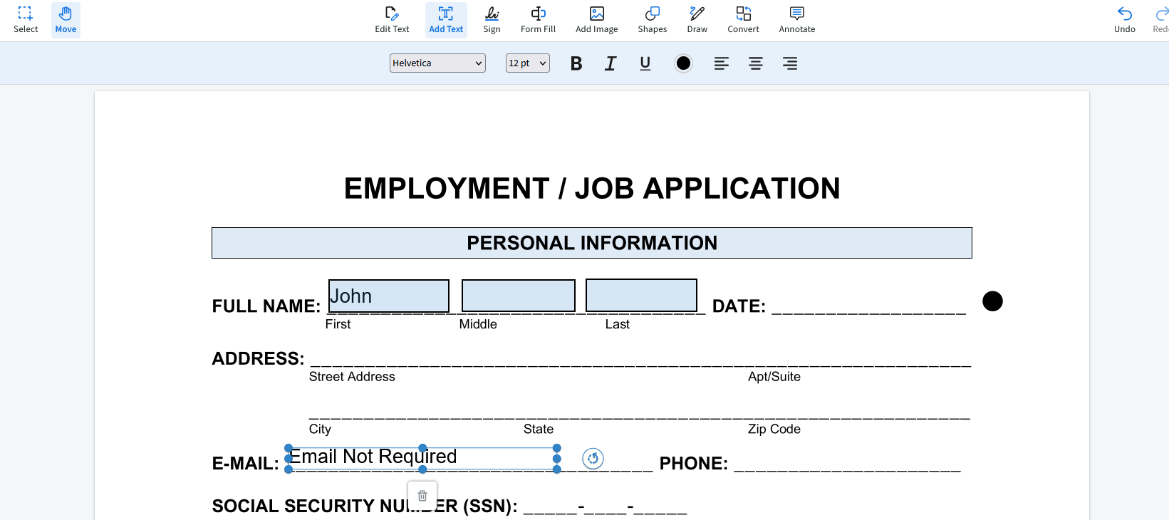Fill Form.pdf Example How To Make a PDF Into a Fillable Form