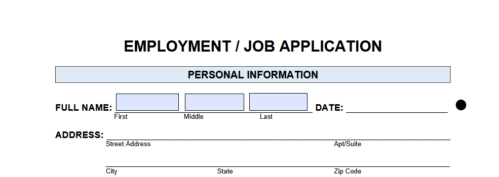 Three purplish boxes appear in the full name field.