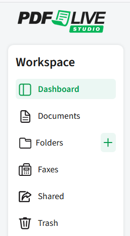 Screenshot of PDF Live Studio interface displaying various editing tools and options for PDF documents. The Documents tab is selected.