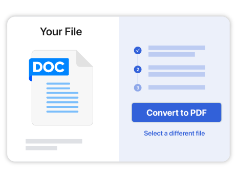 Step 2 to convert PDF to Word Document
