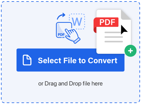 Step 1 to convert PDF to Word Document