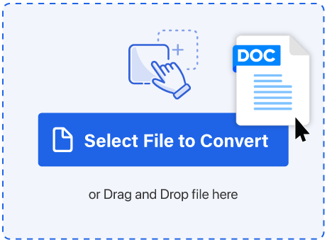 Step 1 to convert PDF to Word Document