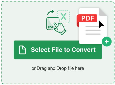 Step 1 to convert PDF to an Excel Document