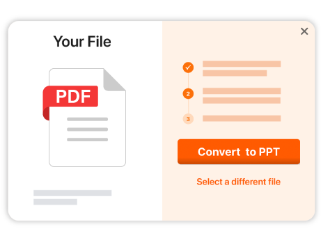 Step 2 to convert PDF to Powerpoint Document