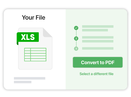 Step 2 to convert PDF to an Excel Document